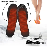 usb heated shoe insoles feet warm sock pad mat electrically outdoor winter heating insoles washable warm thermal insoles unisex