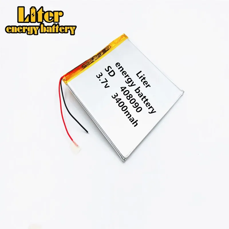 408090 388090 3 7 v 3400mah литий полимерная батарея с платой для КПК планшетов цифровых