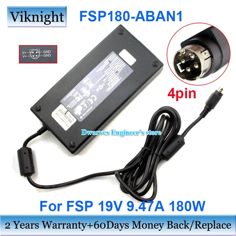 

Genuine FSP180-ABAN1 19V 9.47A 180W AC Adapter Charger For FSP FSP180ABAN1 J2 680PCT-G540 Power Supply 4pin