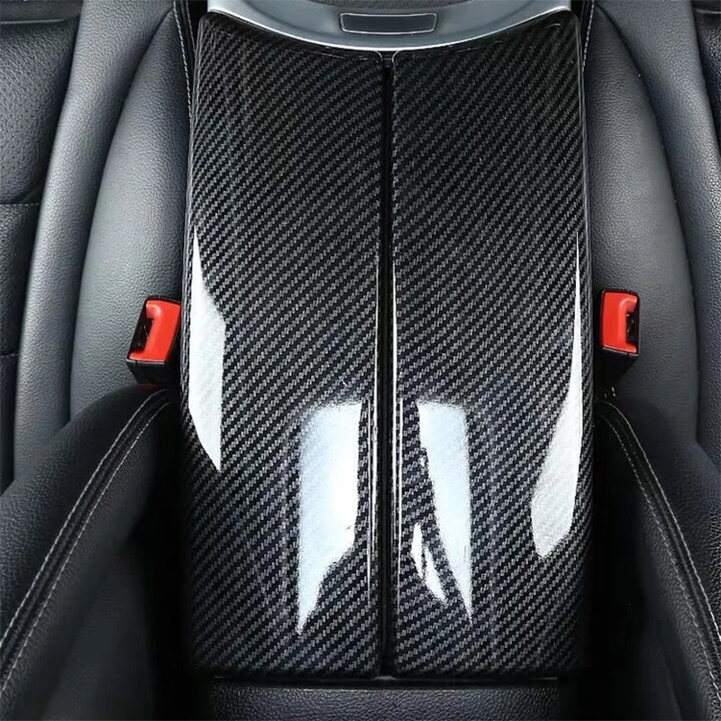 

Car Storage Box Panel Cover Armrest Box Panel for Mercedes Benz C Class W205 GLC X253 Center Console Covers Decoration Stickers
