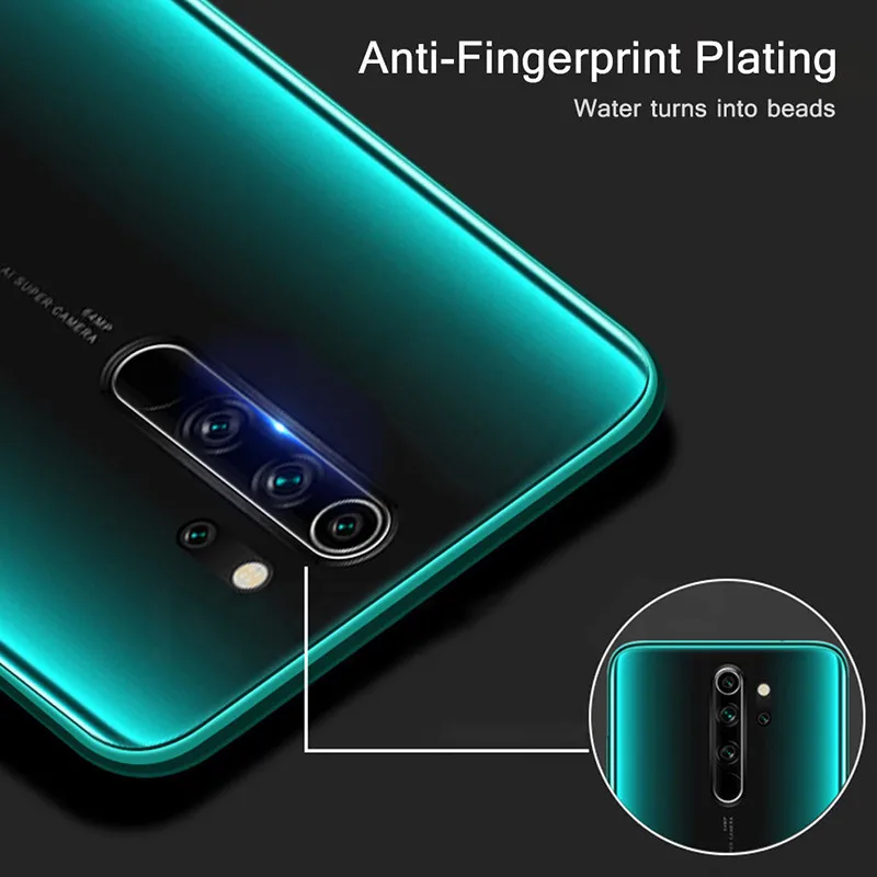 3 in 1 Tempered Glass for Redmi Note 8 8T 7 pro glass Screen Camera Lens Protector Metal Ring Film | Мобильные телефоны и