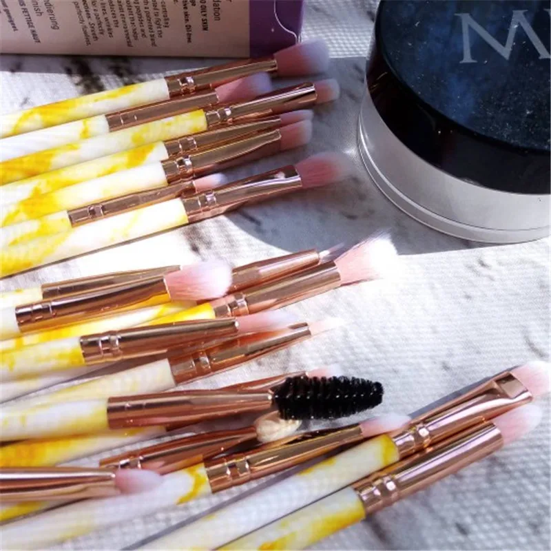 Набор кистей для макияжа ESSANCEYA 20 шт. набор мраморный блендер глаз тени ресниц