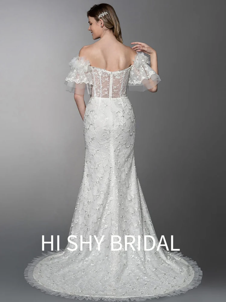 

Hi Shy Bridal 2021 New Luxury Lace Wedding Dresses Suitable for Every Bride Free Tailored Plus Size and Free Shipping
