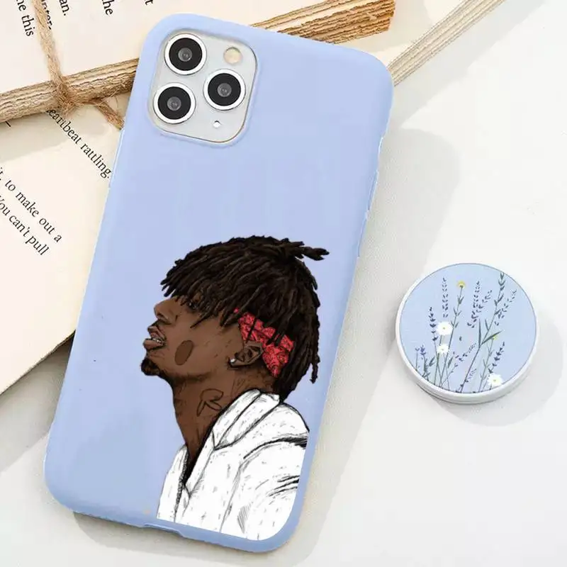 

Rapper singer Playboi Carti die lit Phone Case Soft Solid Color for iPhone 11 12 13 mini pro XS MAX 8 7 6 6S Plus X XR