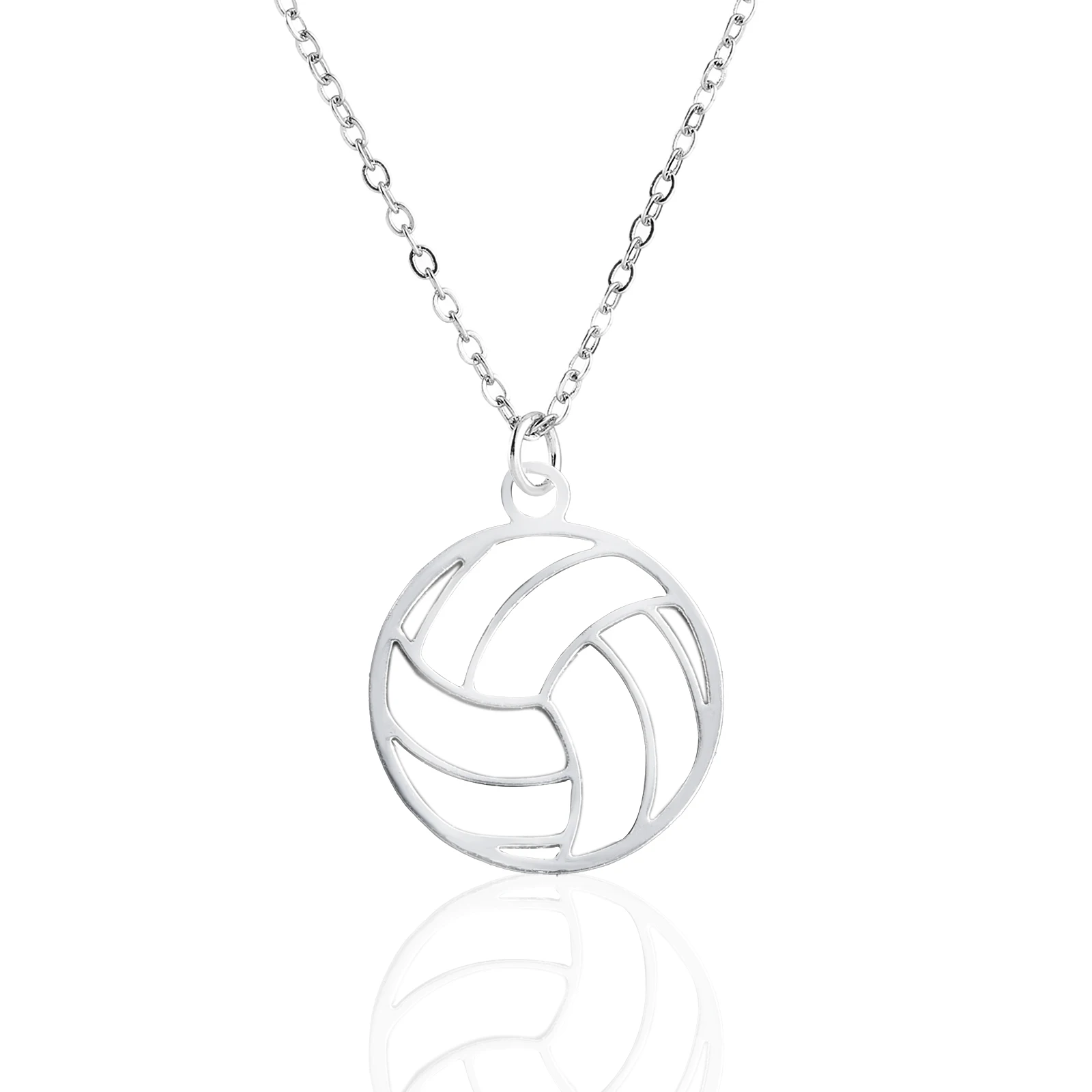 

Ожерелье Harong для волейбола, Спортивная Очаровательная подвеска, женское Подарочное круглое ожерелье для волейбола для девочек-подростков