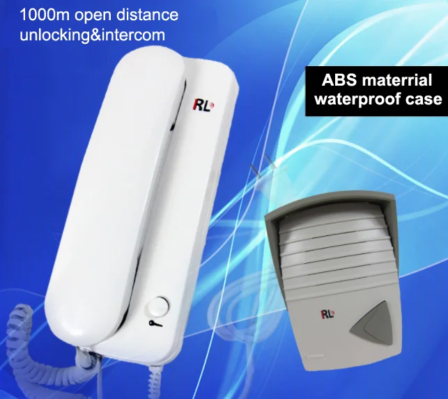 

Новое поступление, аудиодомофон, дверной звонок, Домашняя безопасность, дверной телефон с разблокировкой и внутренней связью для виллы, открытое расстояние 1000 метров