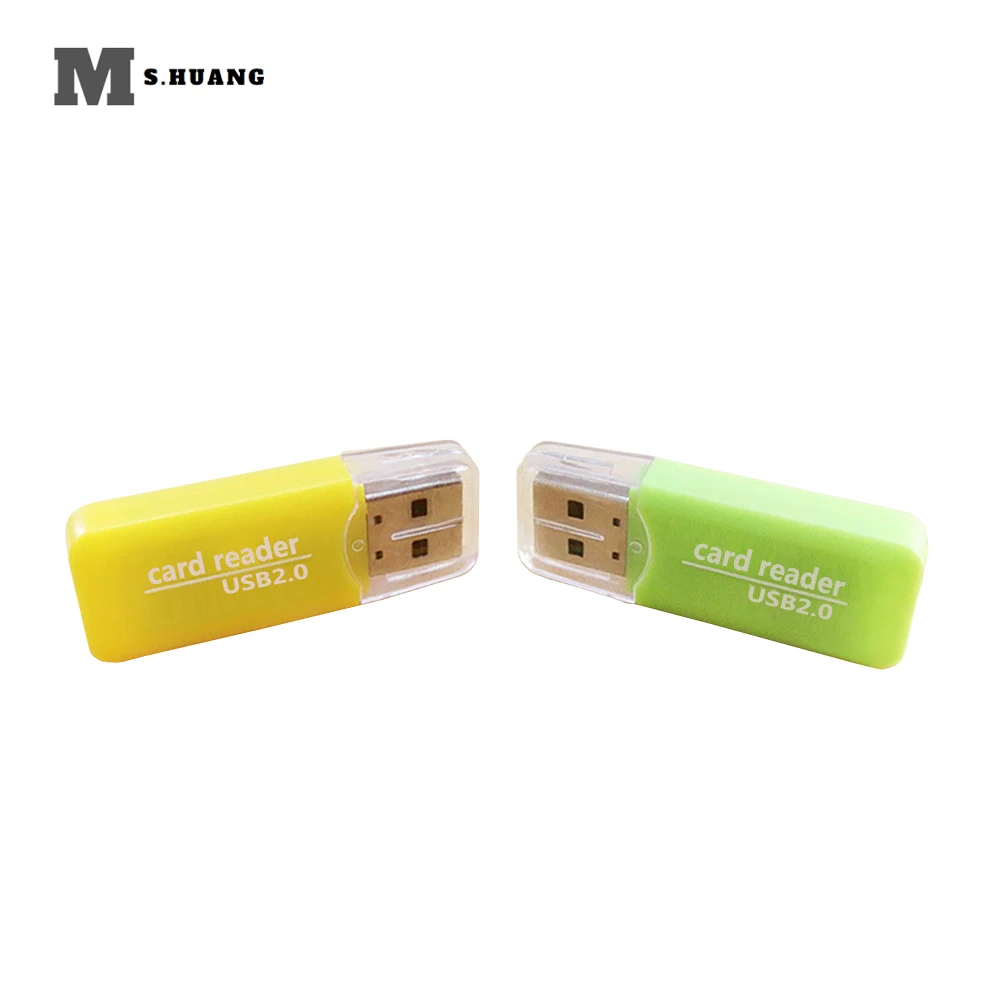 Высококачественный мини USB 2 0 кардридер для Micro SD карты TF адаптер Plug and Play цветной