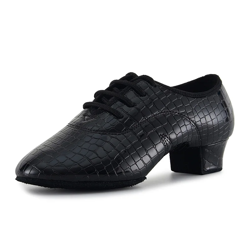 Туфли HROYL мужские для танцев латинских искусственная кожа высота каблука 3 5 см с