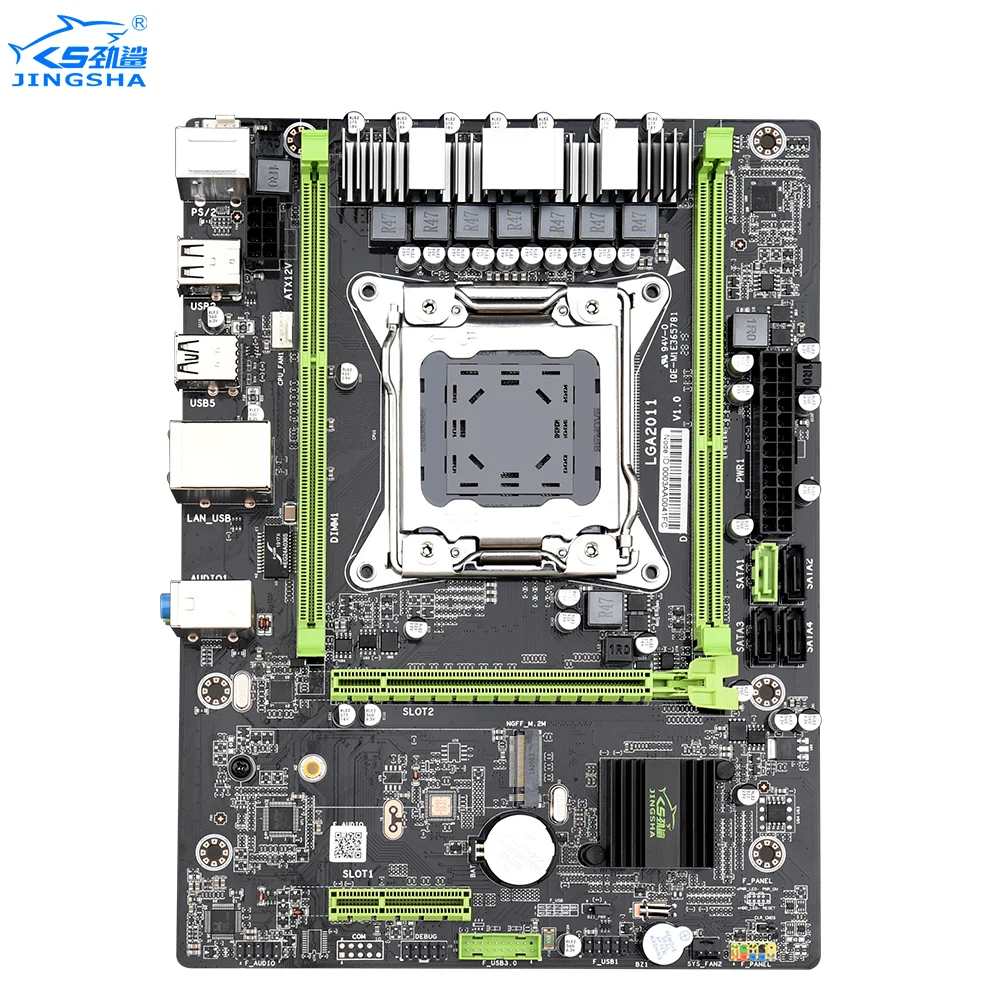 Материнская плата JINGSHA X79 LGA2011 процессор MATX USB3.0 SATA3 PCI E NVME M.2 SSD LGA 2011 материнская