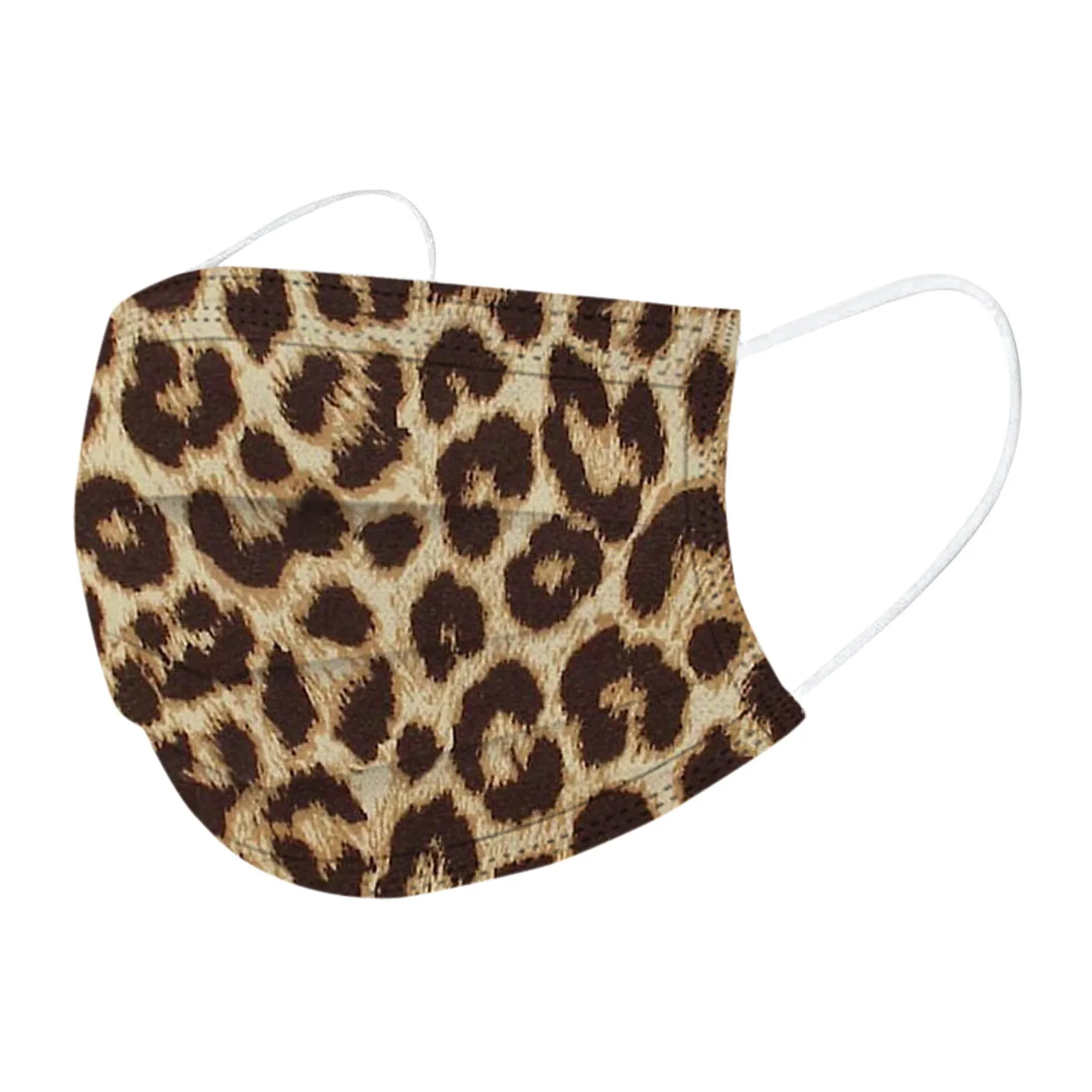 10-100 шт. леопардовая Косплей флаг одноразовая маска для взрослых с модным принтом
