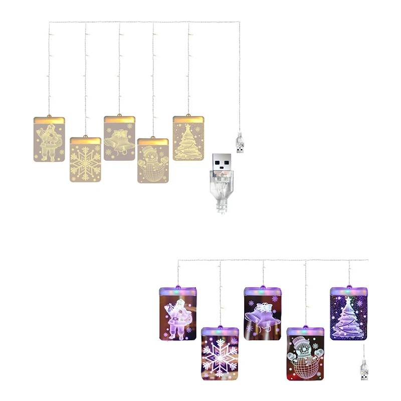 

Christmas Decoration Hanging Lights LED String Light For Indoor Christmas Snowflake/Christmas Tree Lights
