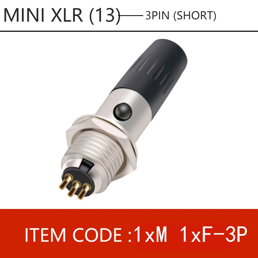 1 компл. Mini XLR 3 4 5 6 контактный разъем Мама + папа маленькая аудио микрофонная