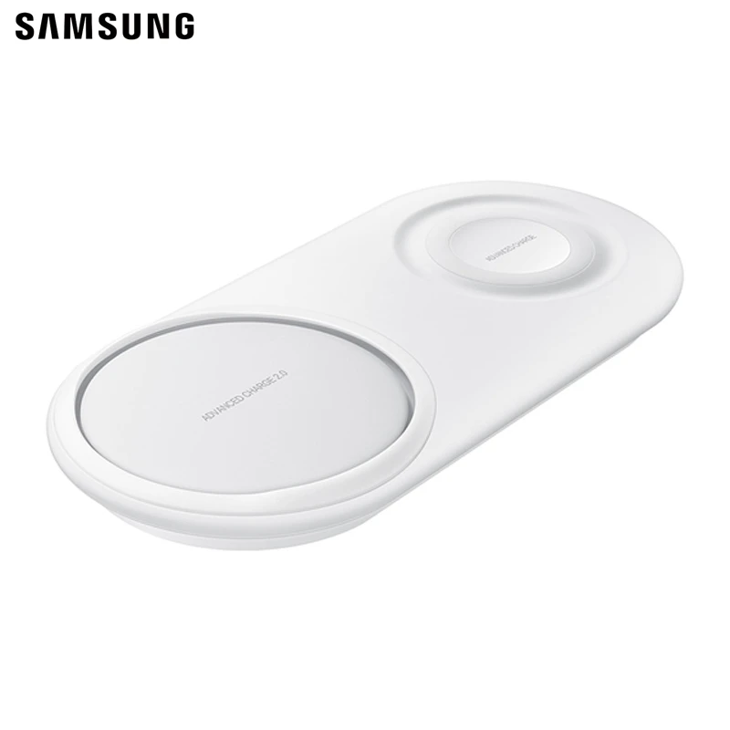 Samsung Оригинальное Беспроводное зарядное устройство Duo Pad EP-P5200 для Galay S10 X + Plus S9 gear S2