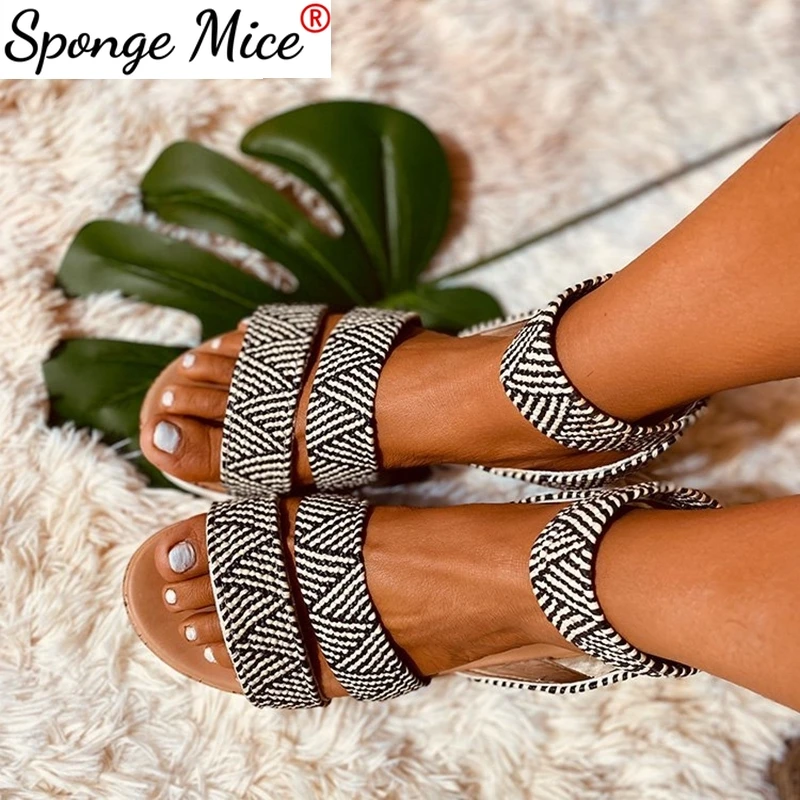 

New Women Shoes 2021 Woman Sandals Women's Fashion Bow-knot Non-Slip Wear-Resistant Beach Sandal Summer Breathable Casual Shoes