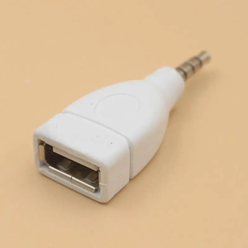 1 шт. Универсальный 3 5 мм штекер Aux аудио разъем к USB 2 0 конвертер автомобильный