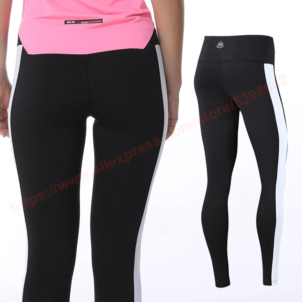 Gym Yoga Pants Women's New Running Fitness Leggings Sports Training Workout Patchwork Trousers