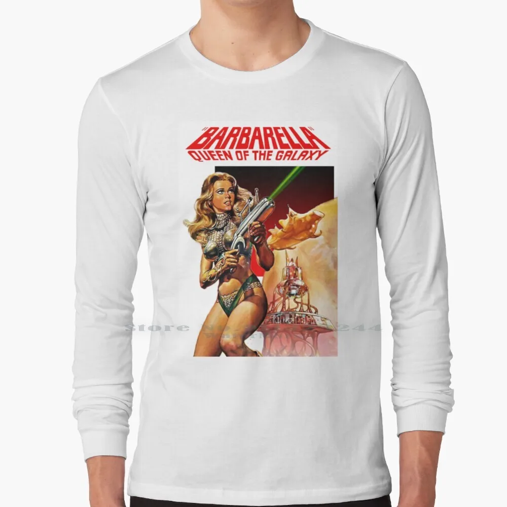 Футболка Barbarella Queen Of The Galaxy 100% хлопок с длинным рукавом