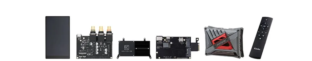 Самый мощный одноплатный компьютер с 4 Гб LPDDR4/4X+ 32 ГБ EMMC и 5,0 NPU Khadas VIM3 Pro демонстрационная плата