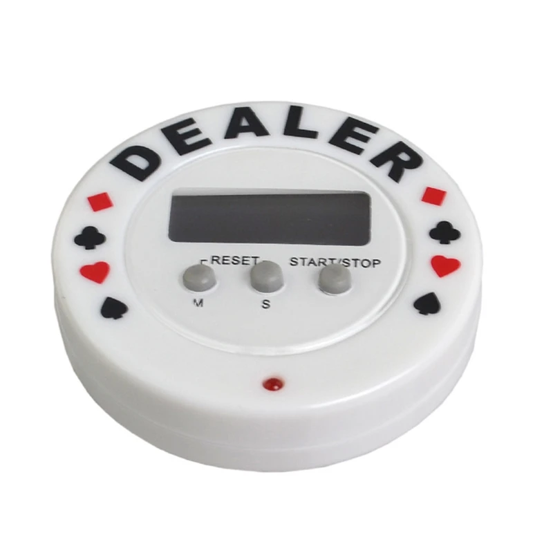 

Casino Poker Tournament Timer Digital Dealer Timer Black Jack Plastic Poker Chips Game Accessories
