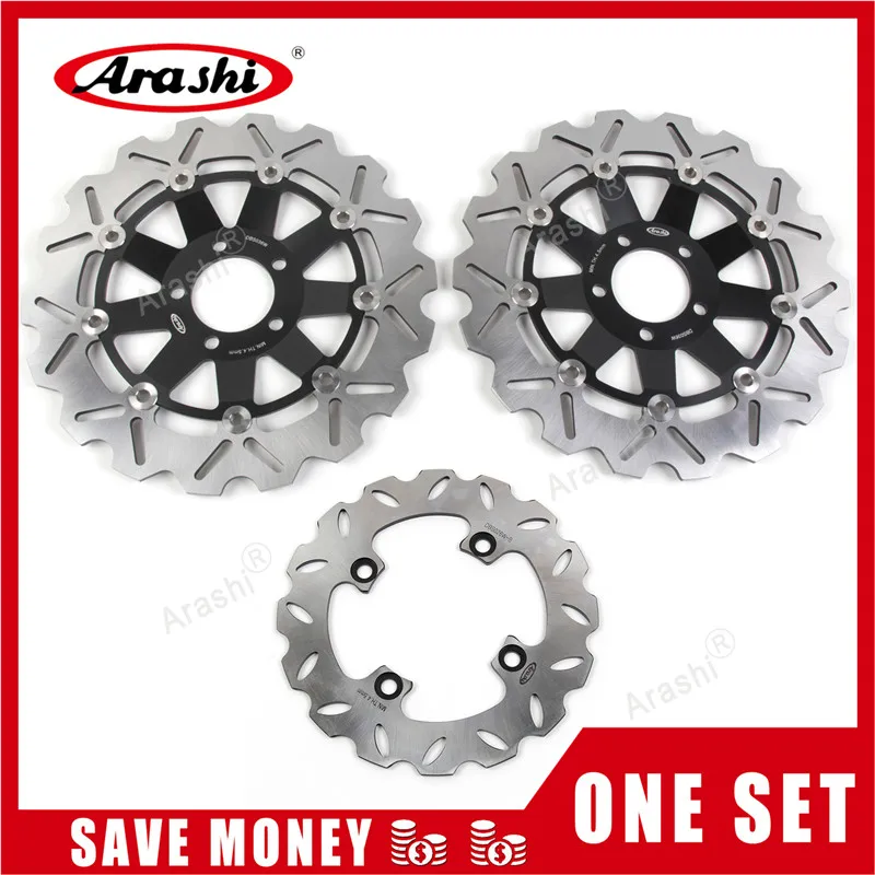 Arashi 1 комплект для KAWASAKI Z1000 2003 2004 2005 2006 CNC Передние Задние тормозные диски Z750 Z 750 2004 2005 2006