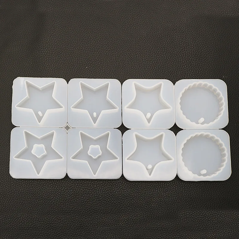 Прозрачный эпоксидный клей сделай сам форма в форме сердца круглая волна кулон