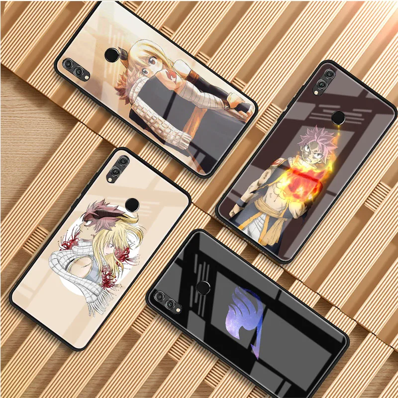 Чехол для телефона из закаленного стекла Fairy Tail Huawei P20 P30 P40 Lite Pro Psmart Mate 20 30 защитный