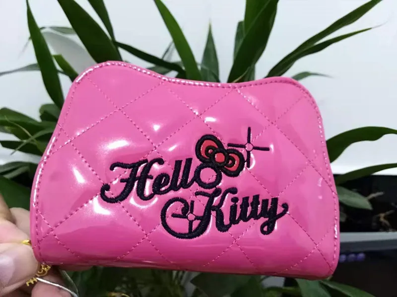 Новинка сумка для карт с бантом Hello kitty Женская мультипликационная Милая посылка