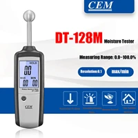 cem dt 128m non contact inductive moisture tester wood engineering gypsum cement nondestructive hygrometer materialnew