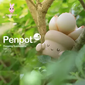 Aven Rabbit Succulents Series Blind Box Lovely Doll Guess Bag Girls
Gift Box Plant Home Decor Desk Decoration Free Shipping
