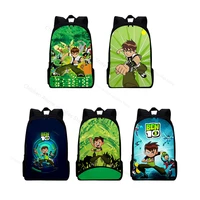 ben10 trendy childrens school backpack boys cartoon 3d backpacks for school teenagers girls fashion large capacity school bag
