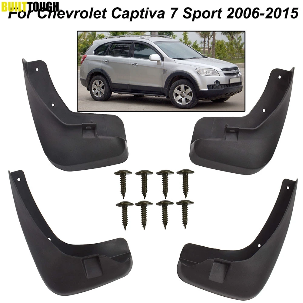 4 шт. Брызговики для Chevrolet специальные коврики Holden Captiva 7 Спорт 2006- Автомобиль всплеск осадка ограничители Брызговики щиток 2007 2008 2009
