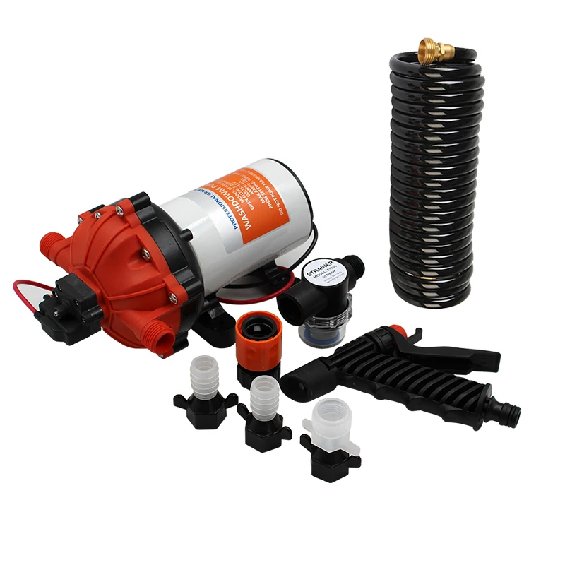 Комплект насоса высокого давления 5 GPM 70 PSI для мойки автомобилей 12 В | Автомобили и