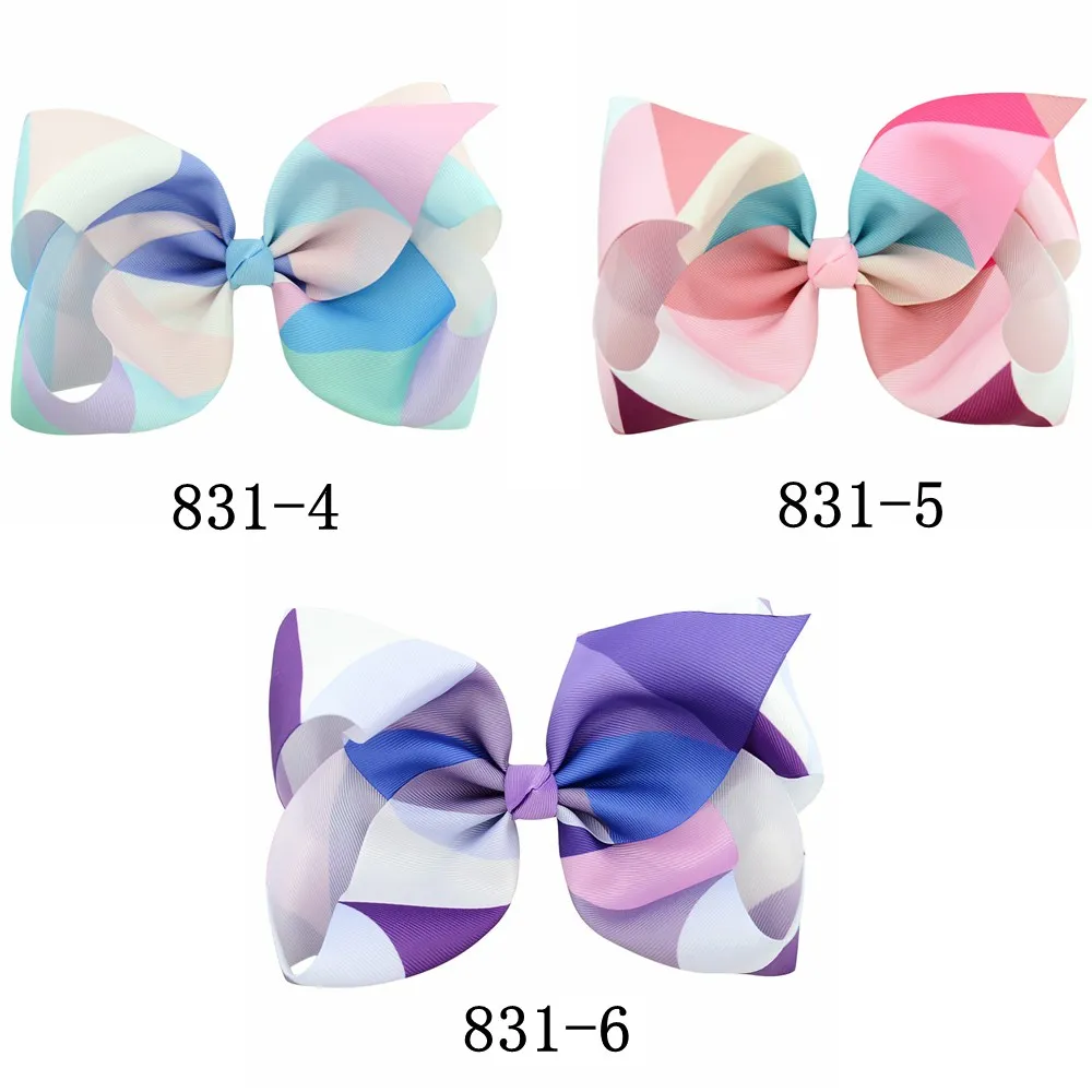 

Great Value 3PCS/LOT Clearance Activity 8Inch Hair Bows Grosgrain Ribbon Clips For Girls Barrettes Hairpin Kids Hair Accessories