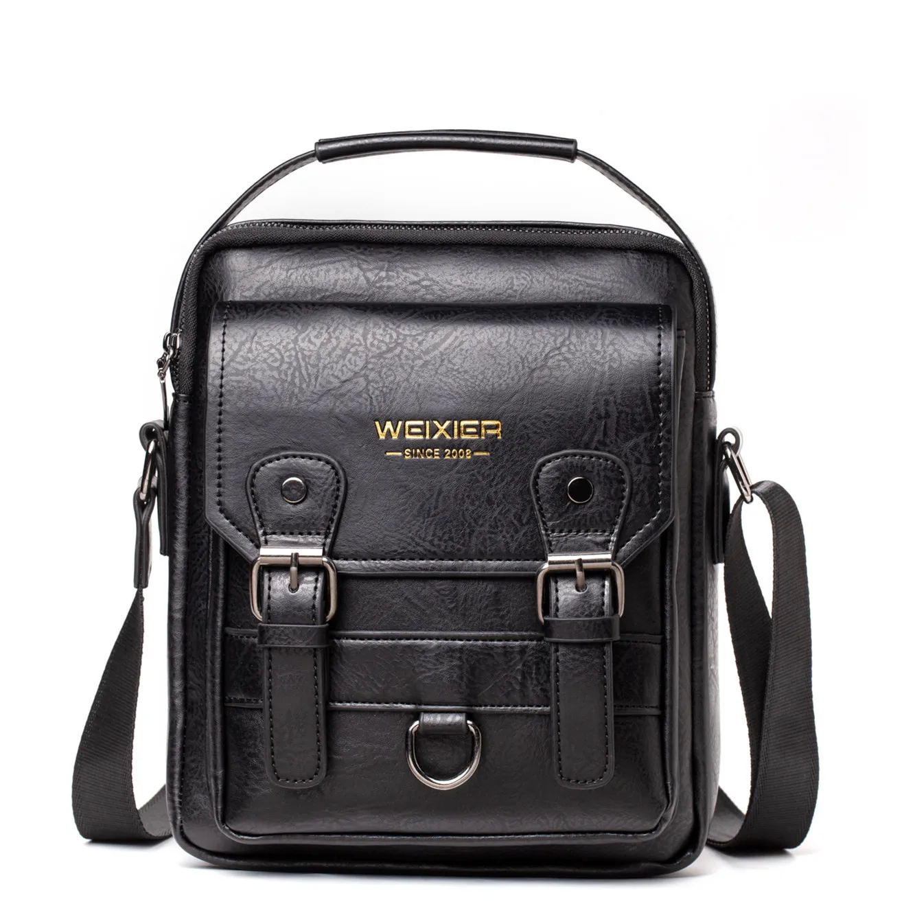 

Men Handbags New Man's Crossbody Shoulder Bag PU Large Capacity Leather Business Messenger Bag for Man Multi-function Travel
