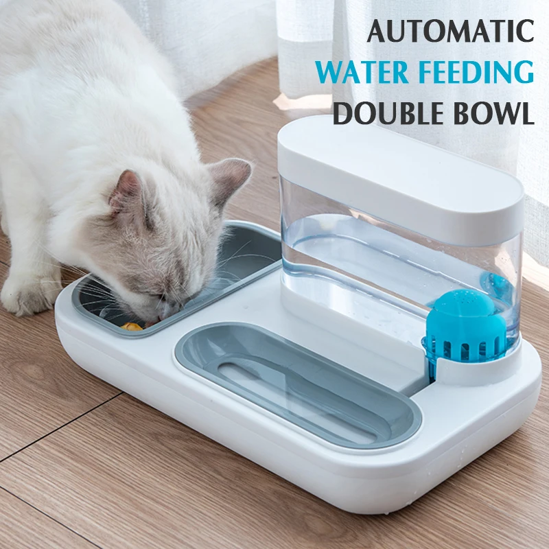 

Pet кошачья миска для собак для кормушка для кошек чаши котенок Автоматическая питьевой фонтанчик 1.5L Ёмкость Кормление щенка поливальщик пр...