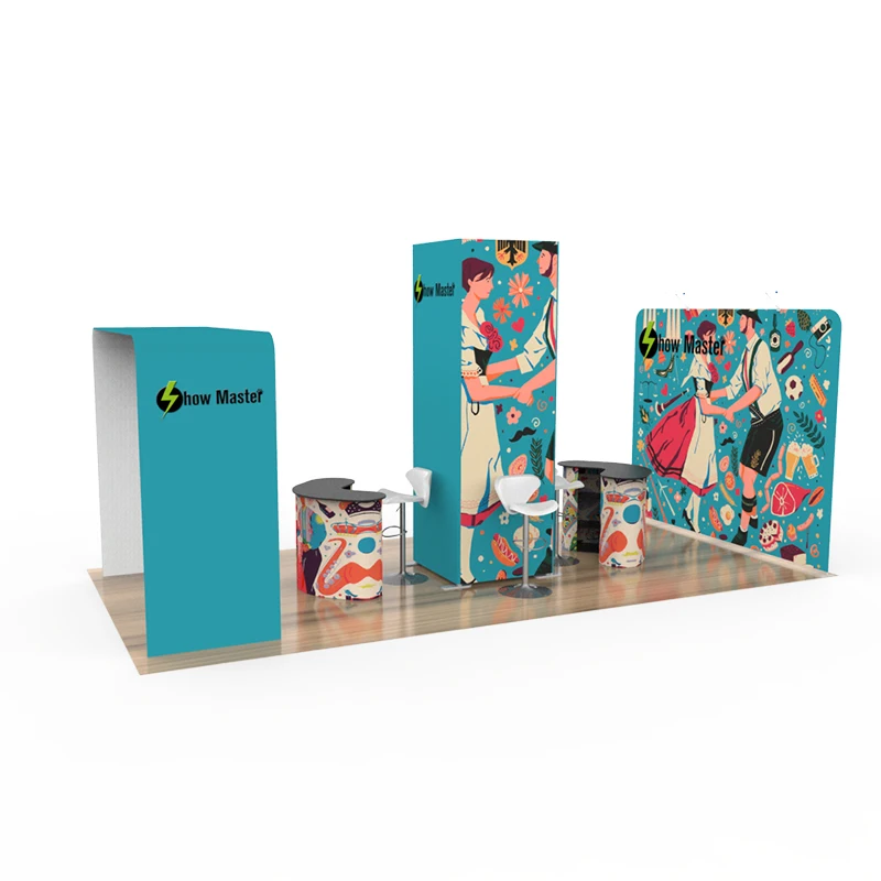 Портативный 3*6 м выставочный баннер фон стенд Выставка складной стенд|Флаги