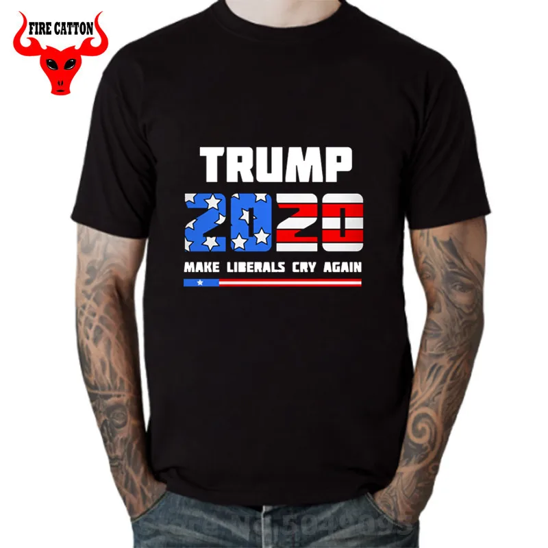 Трамп 2020 Make Liberals Cry Again футболка для голосования по выборам президента США подарок