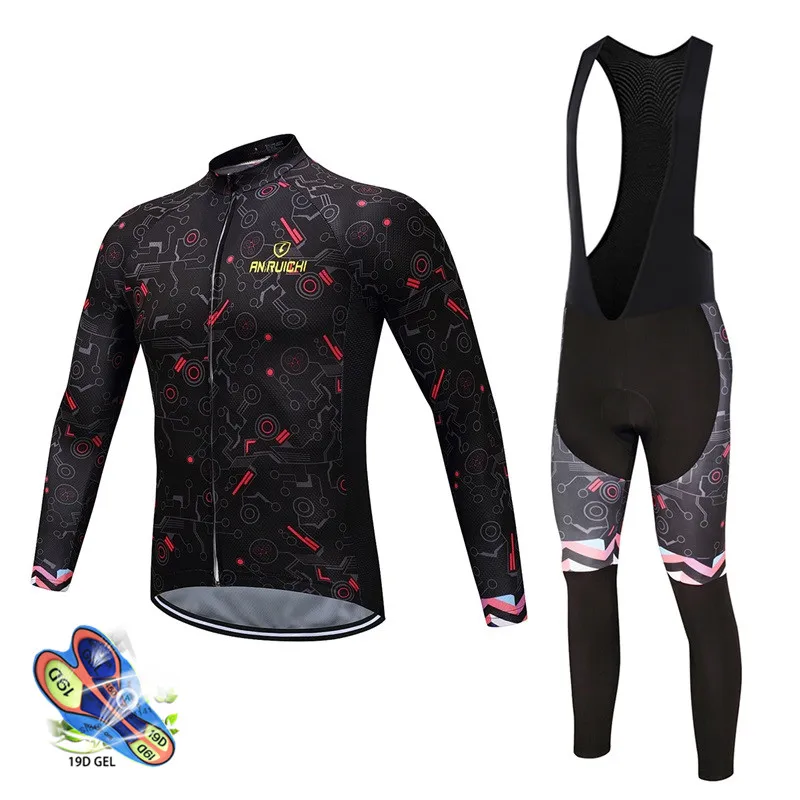 Pro team Велоспорт Джерси 2020 одежда Весна мужской костюм с длинным рукавом дышащий открытый езда на велосипеде