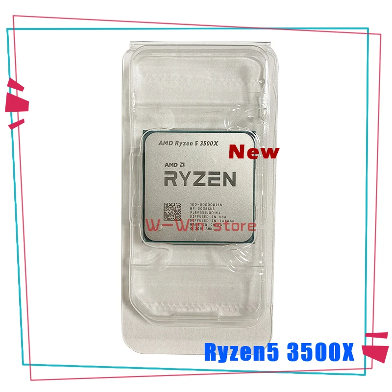 Новый процессор AMD Ryzen 5 3500X R5 3 6 ГГц шестиядерный шестипоточный 7 нм 65 Вт L3 = 32M 100