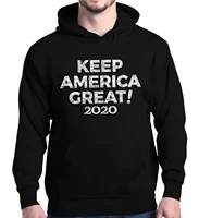 keep america great 2020 hoodies donald trump political men sweatshirts