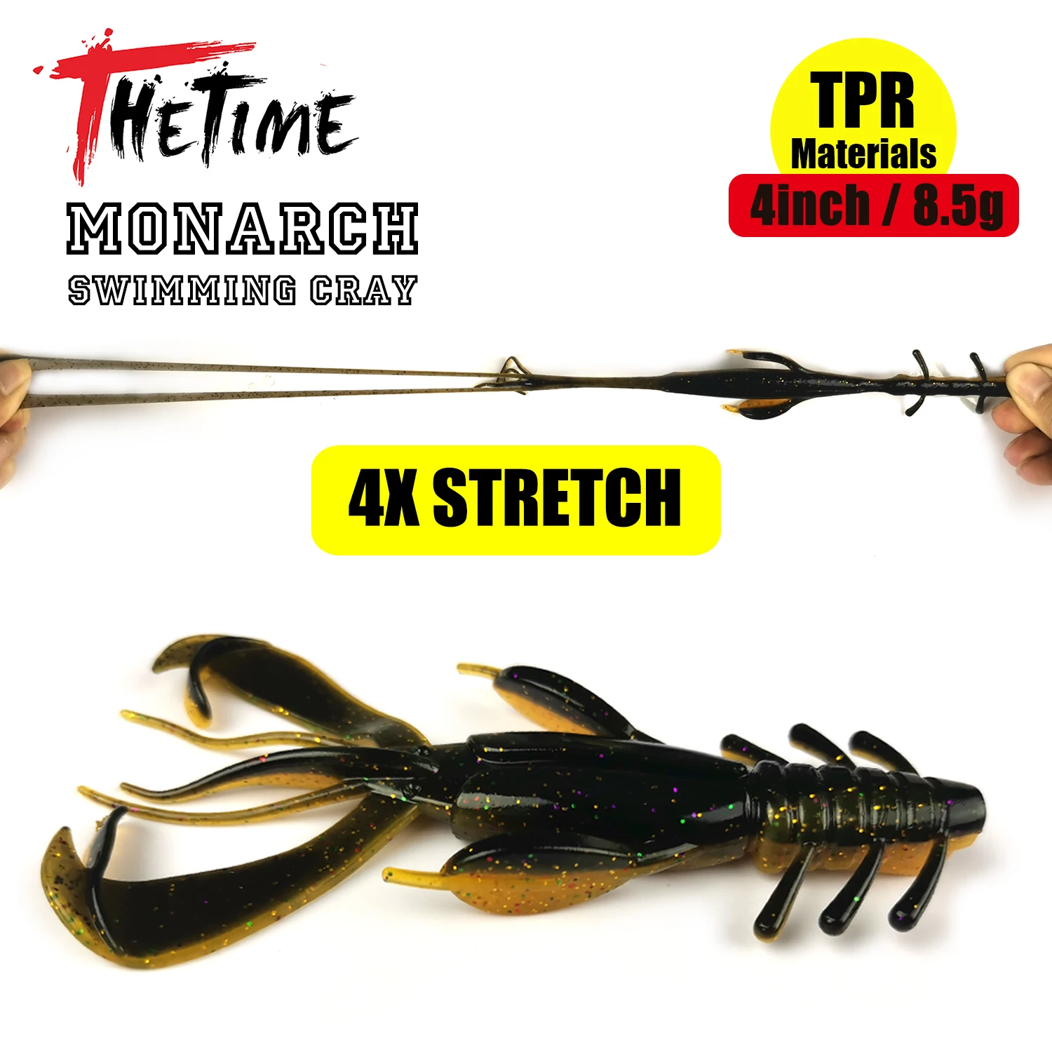 Новинка 2021 Monarch Cray сумасшедшая Хлопушка мягкие плавающие раки силиконовые