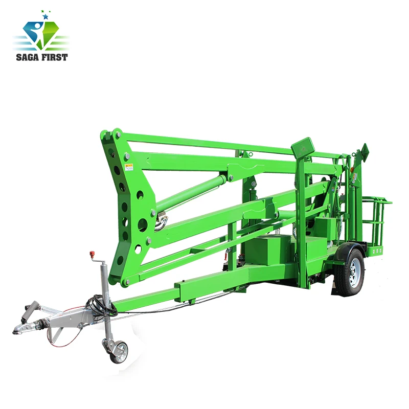 Platform Adjustable Height Knuckle Boom Lift | Car Jacks &amp Lifting Equipment
