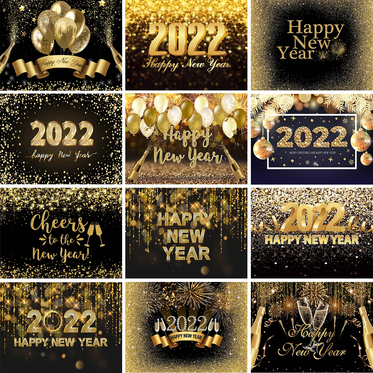 

2022 новый год фон для вечерние цвет шампанского фотография фейерверк блестящие точки декорация винный бокал фотостудия фотография