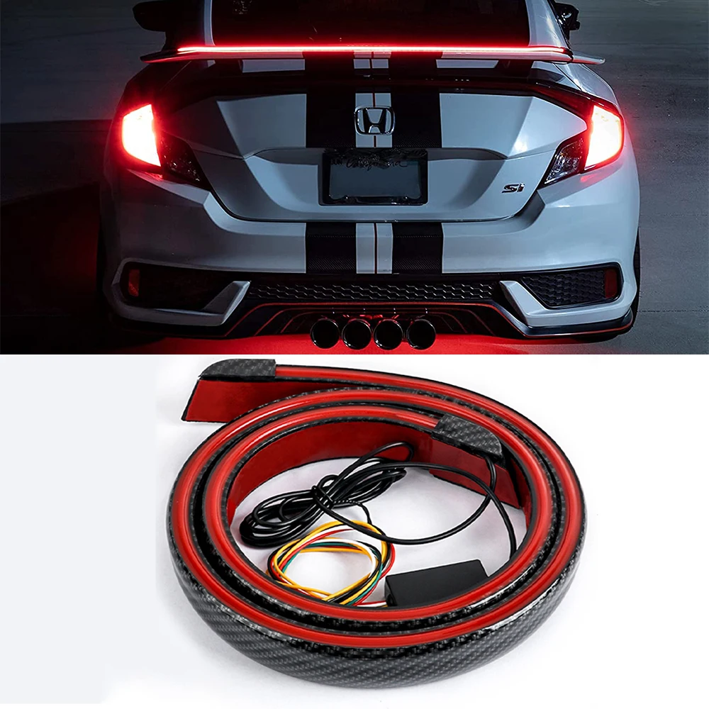 Автомобильный светодиодный спойлер 128 см Внешние детали автомобиля для BMW