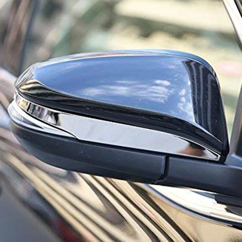 NEW-2Pcs Автомобильная хромированная накладка зеркала заднего вида для Toyota Highlander