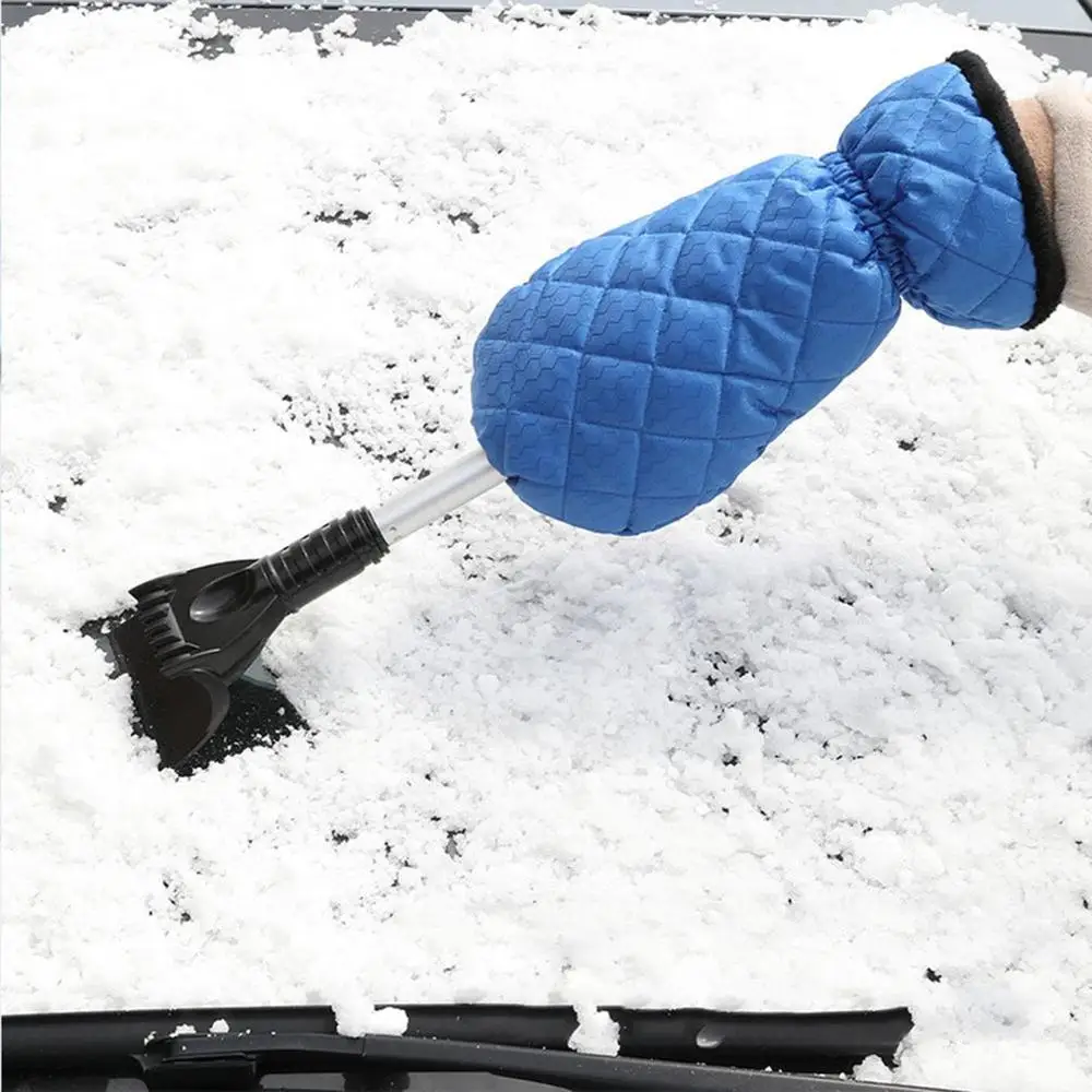 

Автомобильный скребок для льда, Снегоуборщик для лобового стекла, автоледобур, лопата для очистки автомобиля от снега, щетка для мытья стек...