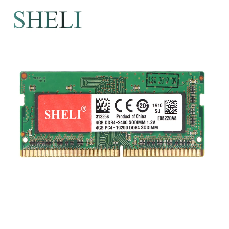 SHELI записные книжки память 4 Гб 1RX8 PC4-17000S DDR4 2133 МГц 8 Гб 1RX16 PC4-19200S DDR4 2400 МГц 16 Гб 2RX8 PC4-19200S DDR4 2400 МГц