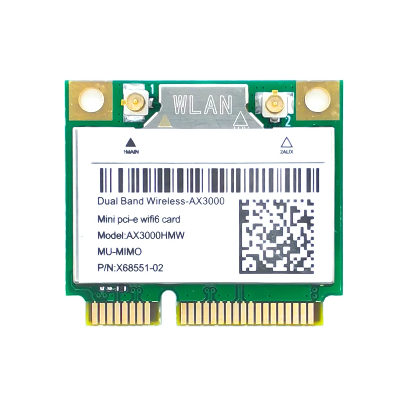 Intel AX200 WiFi6 AX200HMW BT 5 0 IntelAX200NGW mini AX200NGW Mini PCIe Wi Fi сетевая карта PK 9260AC 8265ac 2974