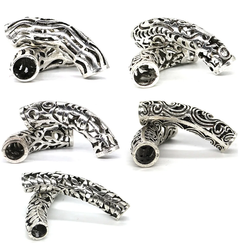 10 шт. Винтажные бусины для волос дредлока микро кольца звенья сплав косички