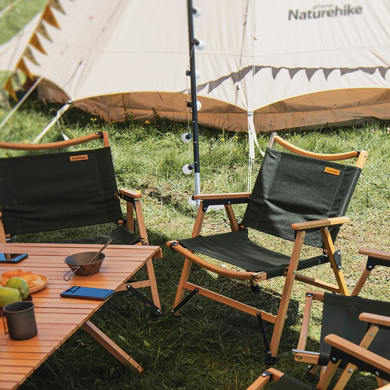 Стул складной для рыбалки портативный со спинкой походный пляжный стул NH20JJ007 |